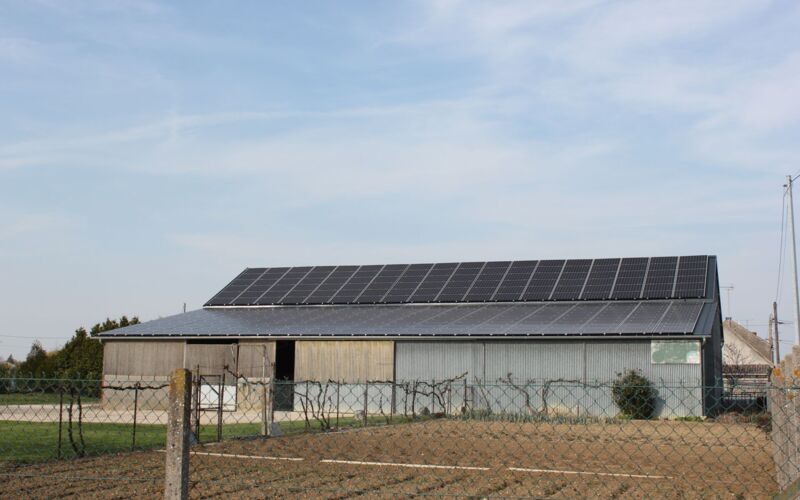FAUDUET panneaux solaire bâtiment agricole  - Placier Energie
