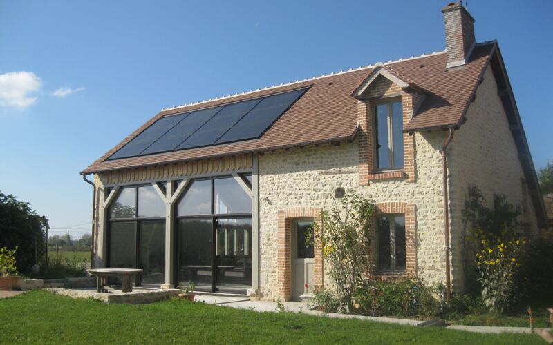Installations solaires sur une maison d'habitation - Placier Energie