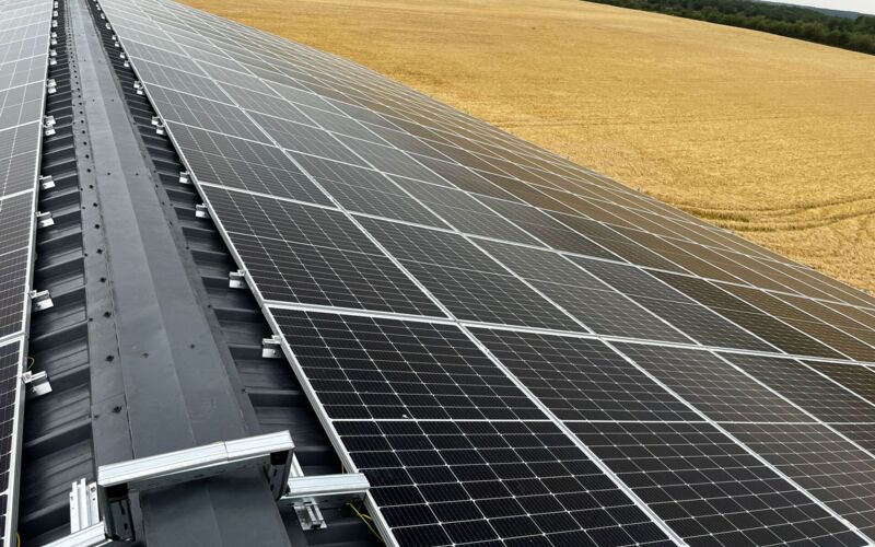 panneaux solaires sur bâtiment agricole - Placier Energie