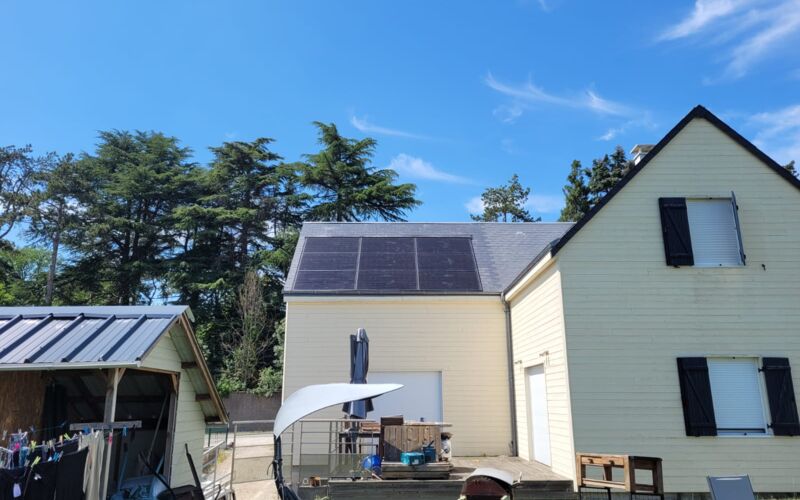 Pose de panneaux photovoltaïques sur une maison d'habitation - Placier Energie